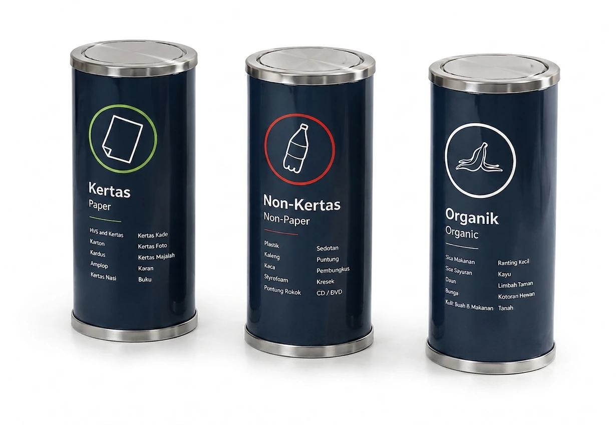 Image Produk Waste Bin Single Tube