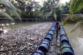 sampah plastik laut