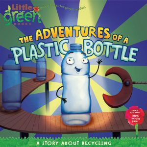 Contoh sampul buku yang bercerita tentang perjalanan sebuah botol plastik. Sumber foto: www.simonandschuster.com