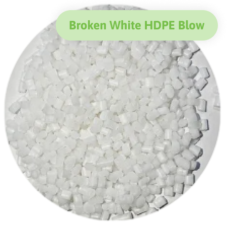 Pelet Rigid - Broken White HDPE Blow